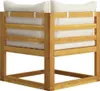 vidaXL 3-Sitzer-Gartensofa mit Auflage Creme Akazie Produktbild-Vorschau 8