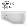AQUA for you | Badewanne - Polimat Selena - Asymmetrische Produktbild-Vorschau 6