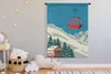 MuchoWow® Wandteppich Wandbehang Skilift - Vintage - Produktbild-Vorschau 3