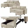 Sofa L-Form Vitalispa Campina Beige 226 x 163 cm mit Produktbild-Vorschau 6