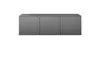 Graphit, Anthrazit wandmontierter RTV-Schrank, 120x38x37, Produktbild-Vorschau 2