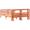 Massivholzbett ohne Matratze Wachsbraun 120x190 cm Produktbild-Vorschau 8