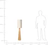 BELIANI Lampa podłogowa jasnobrązowa tkanina klosz w Podgląd zdjęcia produktu 9