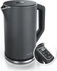 Arendo Wasserkocher, 1,5 l, 2200 W, Edelstahl, Doppelwand, Produktbild-Vorschau 1