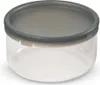 A clear, studio shot of a round food storage container with a gray lid. Anteprima dell’immagine prodotto