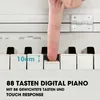 MUSTAR Digital-Piano 88 Tasten Hammermechanik 3 Pedale USB Produktbild-Vorschau 3