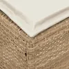vidaXL Tabourets de jardin, lot de 2, beige et crème, 38 x Voir les images du produit 9