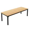 Tribesigns Schreibtisch 200 x 70 x 75 cm, Doppelter Langer Produktbild-Vorschau 4