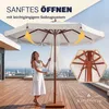 Kingsleeve Ombrellone in Legno 330cm UV50+ Idrorepellente Anteprima dell’immagine prodotto 6