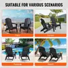 VEVOR Kunststoff-Audiandach-Sessel, 2-teiliges Set, Produktbild-Vorschau 6