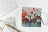 MuchoWow® Mauspad Mousepad Malerei - Ölgemälde - Blumen Produktbild-Vorschau 5