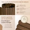 Floranica Bordure de Jardin en bois 30 x 200 cm Brune Voir les images du produit 2