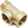 Wiltec collettore a 3 vie in ottone 2x IG DN25 1" 1x AG Anteprima dell’immagine prodotto 1