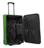 An open green suitcase with a black interior, showing the storage compartments. Anteprima dell’immagine prodotto