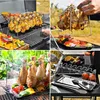 Hähnchenschenkel Halter, Edelstahl Chicken Rack Produktbild-Vorschau 7