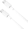A white USB-C cable with two connectors shown against a white background. Produktbild-Vorschau