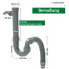KIRCHHOFF ECO SAVE Flex Siphon Küchenspüle, Abfluss für Produktbild-Vorschau 4