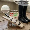 Reitstiefelknecht mit Anti-Rutschnoppen + Fersenschutz - Produktbild-Vorschau 5
