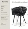 tectake® Set Esszimmerstuhl Astano gepolstert, mit Produktbild-Vorschau 7