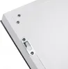 Close-up of the back of a white framed mirror, showing mounting hardware. Podgląd zdjęcia produktu