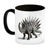 Stegosaurus Kaffeebecher in schwarz Produktbild-Vorschau 2