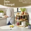 LS-LebenStil Küchenregal Eckregal Holz 27cm Stehendes Produktbild-Vorschau 4