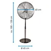 SUNTEC CoolBreeze 4000, Chrom, Metallisch, Flur, 40 cm, 1,4 Produktbild-Vorschau 10