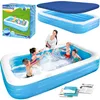 Aufblasbarer Familienpool 305 x 183 x 56 cm 2 in 1 Bestway Produktbild-Vorschau 1