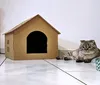 karton-billiger | Katzenhaus aus Pappe Katzenhäuschen Pappe Produktbild-Vorschau 3
