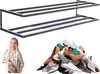 Schuhregal mit 2 Ebenen Wandmontage Hängende Produktbild-Vorschau 1