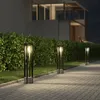 Lucande Wegeleuchte Overa, grau, Metall, 68 cm, IP44, E27 Produktbild-Vorschau 3