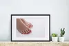MuchoWow® Gerahmtes Poster Füße mit roten Zehennägeln 60x40 Produktbild-Vorschau 4