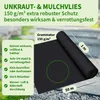 TTL GARDEN Unkrautvlies 50m² 1x50m schwarz 150g/m² Produktbild-Vorschau 2