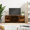 vidaXL TV-Schrank Räuchereiche 102x30x37,5 cm Holzwerkstoff Produktbild-Vorschau 2