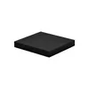 A black square shelf is shown from a slightly elevated side angle against a white background. Náhled obrázku produktu