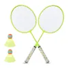 Racchetta da badminton per bambini con 2 palline Set gioco Anteprima dell’immagine prodotto 2