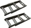 Two metal adapters for a mini excavator, shown against a white background. Produktbild-Vorschau