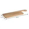 Planche à découper en teck rectangle 40x13 cm décoration Voir les images du produit 3