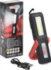 A product box and the workshop hand lamp it contains, along with a USB charging cable. Podgląd zdjęcia produktu