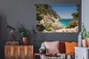 MuchoWow® Wandteppich Wandbehang Der Blick auf die felsige Produktbild-Vorschau 5