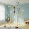 Sprossenwand für Kinder Indoor Klettergerüst aus Metall mit Produktbild-Vorschau 9