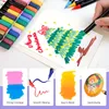 Acrylstifte 60 Farben, Doppelspitze, wasserfest, für DIY Productafbeelding-voorbeeld