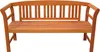 Garden Pleasure Banc de jardin Harland 985204 naturel bois Voir les images du produit 3