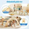 COSTWAY Kit d'escalade triangulaire, gymnase jungle pliable Voir les images du produit 2
