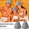 2 Stück Saunahut Vaporarium Hut Sauna Wollhut Bad Filzhut Produktbild-Vorschau 4