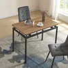 Jídelní stůl 'Hemnes' pro 4 osoby 100 x 60 cm ocelové nohy Náhled obrázku produktu 2