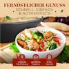KRUSTENZAUBER 36cm Gusseisen Wok Induktion - Wokpfanne mit Produktbild-Vorschau 2