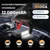 Extralink Solar Jump Starter 12000mAh 1500A LED Powerbank Anteprima dell’immagine prodotto 3