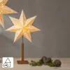 STAR TRADING Standleuchte Stern 70x43 beige 412590 Produktbild-Vorschau 5