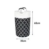 A laundry basket with dimensions indicated. Produktbild-Vorschau
